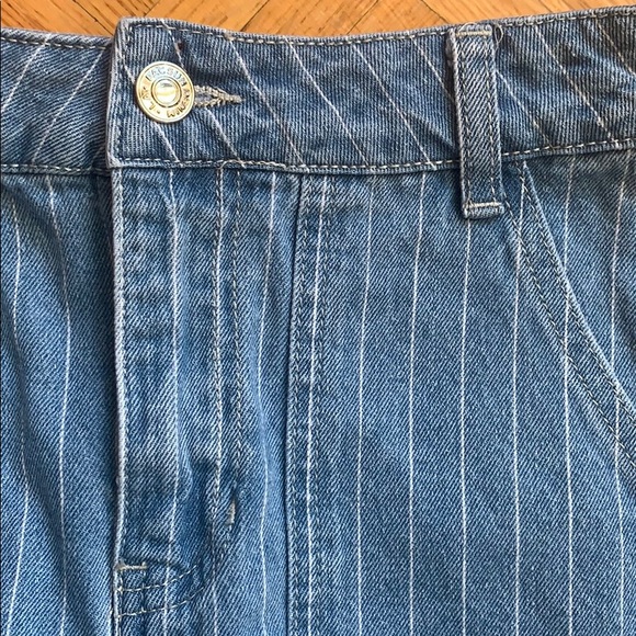 Pacsun pin stripe denim skirt Size 24 - Picture 2 of 4